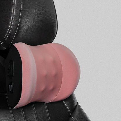 Car Electric Headrest Car Seat Electric Lumbar Cushion Memory Foam Lumbar Support Massage Headrest Lumbar Cushion Set