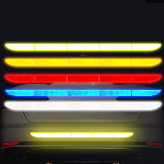 Car Trunk Reflective Trim Strip Night Strong Reflective Stickers