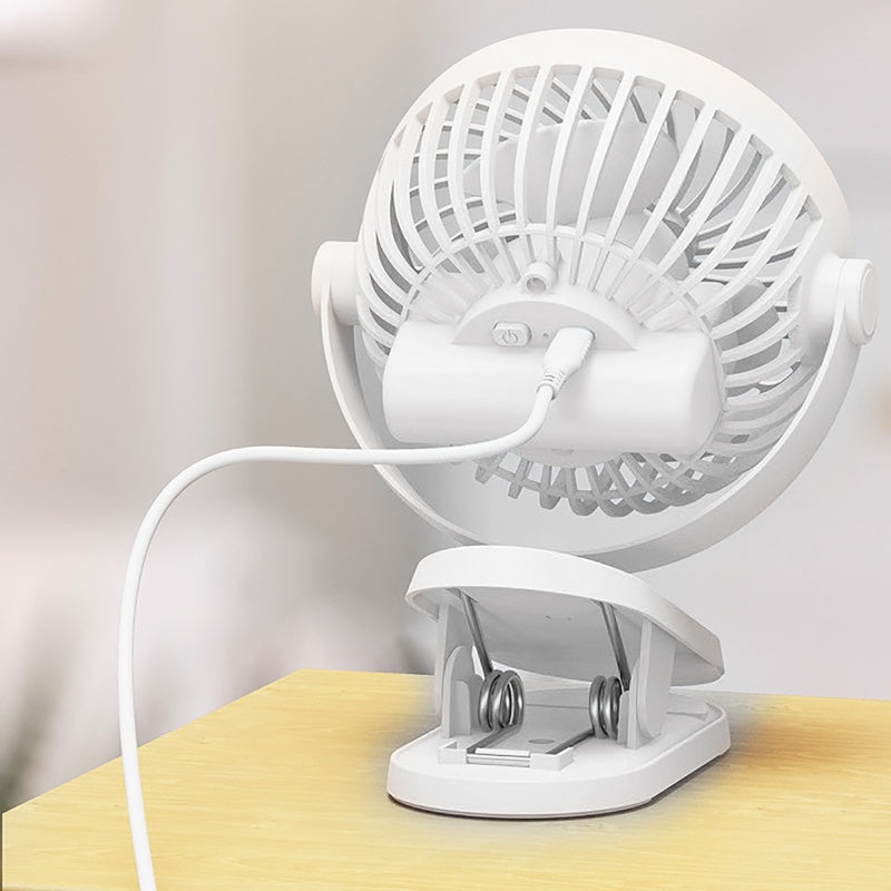 Fashionable Rechargeable Car Clip-on Portable Fan